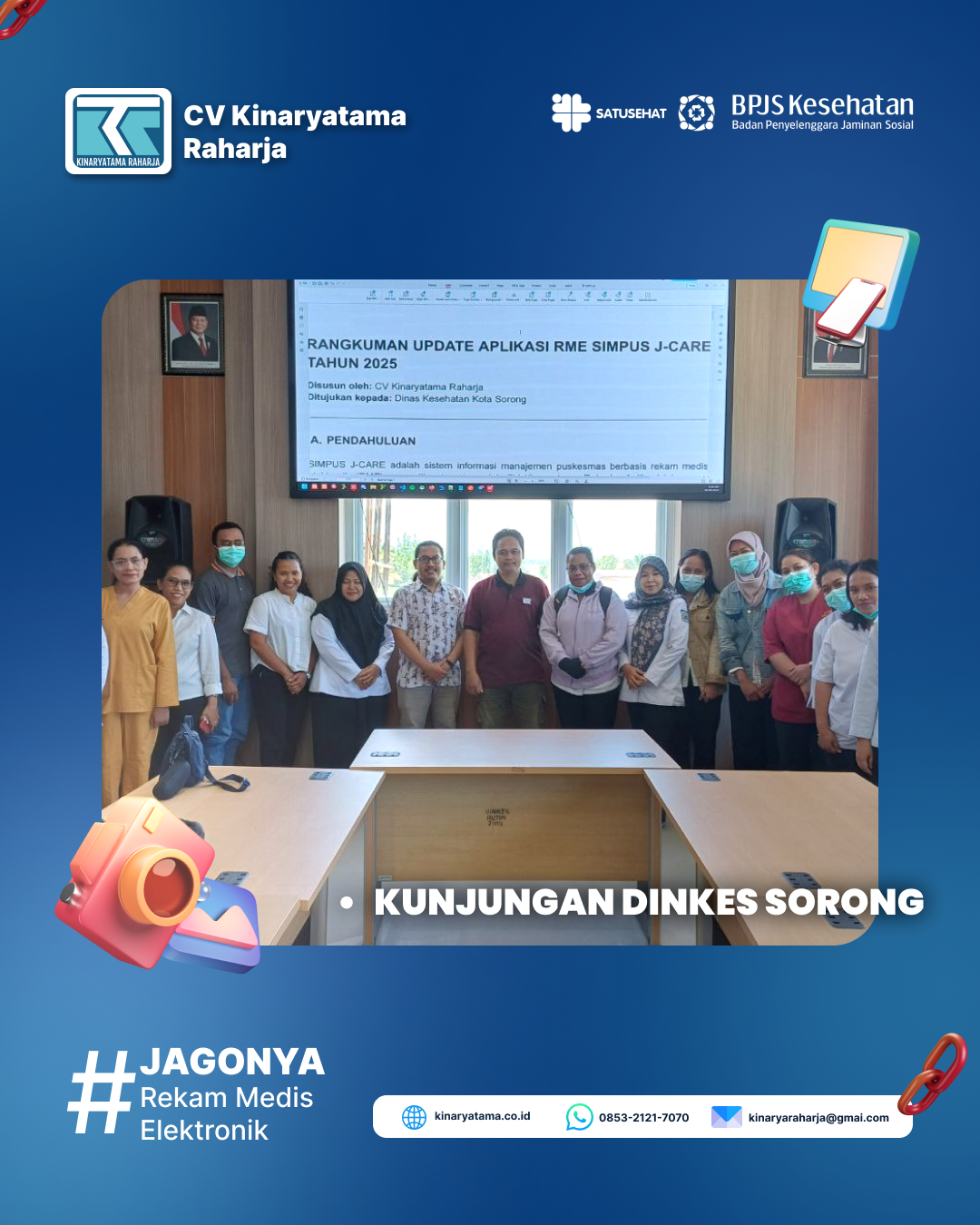 Kunjungan Dinkes Sorong